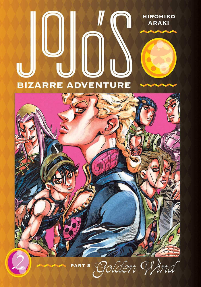 JoJo's Bizarre Adventure: Part 5--Golden Wind, Vol. 2 by Hirohiko Araki - Hardcover cover