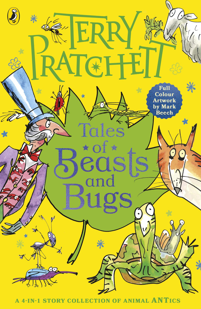 Puffin Tales of Beasts and Bugs. by Terry Pratchett - Paperback cover