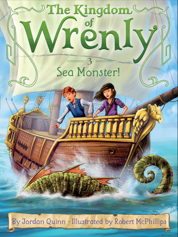 Sea Monster! (The Kingdom of Wrenly) by Jordan Quinn - Paperback cover