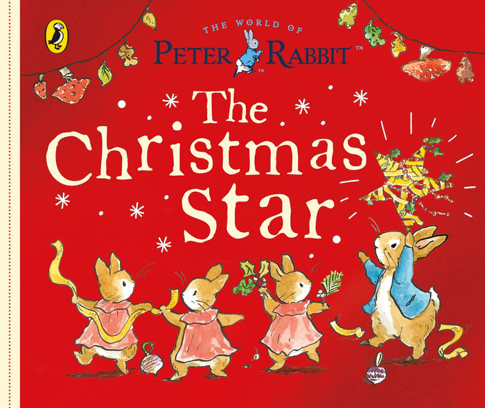 Warne Peter Rabbit Tales The Christmas Star. by Beatrix Potter - Board Book cover