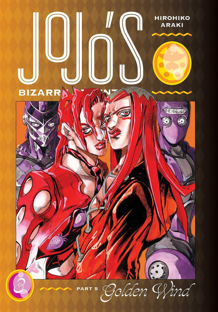 JoJo's Bizarre Adventure: Part 5--Golden Wind, Vol. 3 by Hirohiko Araki - Hardcover cover