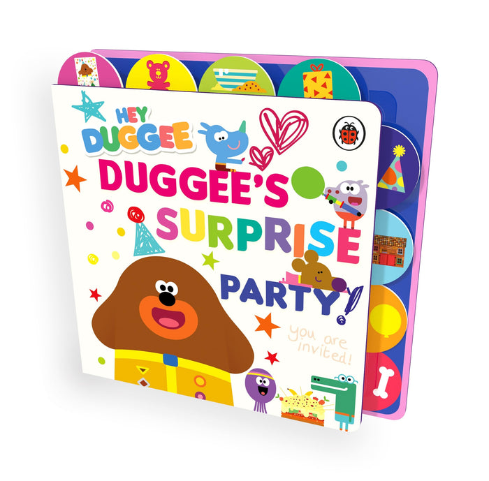 BBC Hey Duggee Duggees Surprise Party! Tabbed Board Book. by Hey Duggee - Board Book cover
