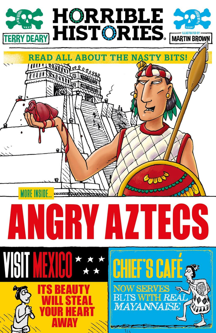 Angry Aztecs by Terry Deary - Paperback cover