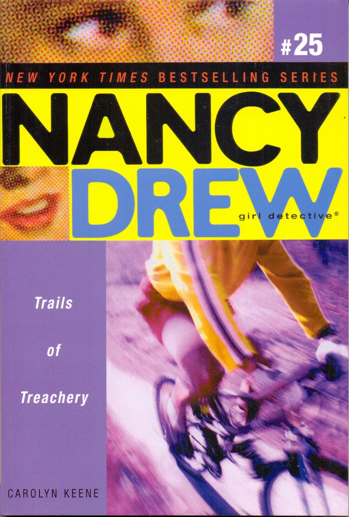 Nancy Drew Girl Detective : Trails Of Treachery #25 by Carolyn Keene - Paperback cover