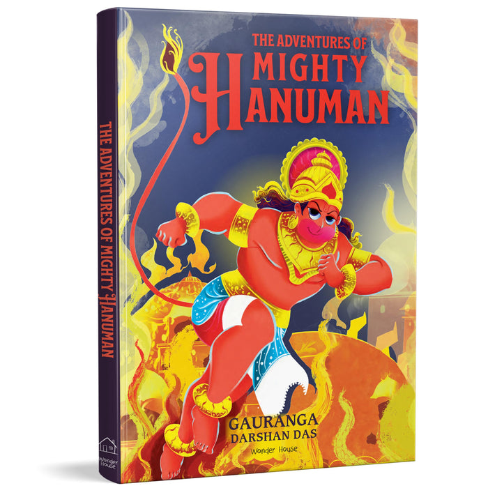 The Adventures of Mighty Hanuman for Children by Gauranga Darshan - Hardcover cover