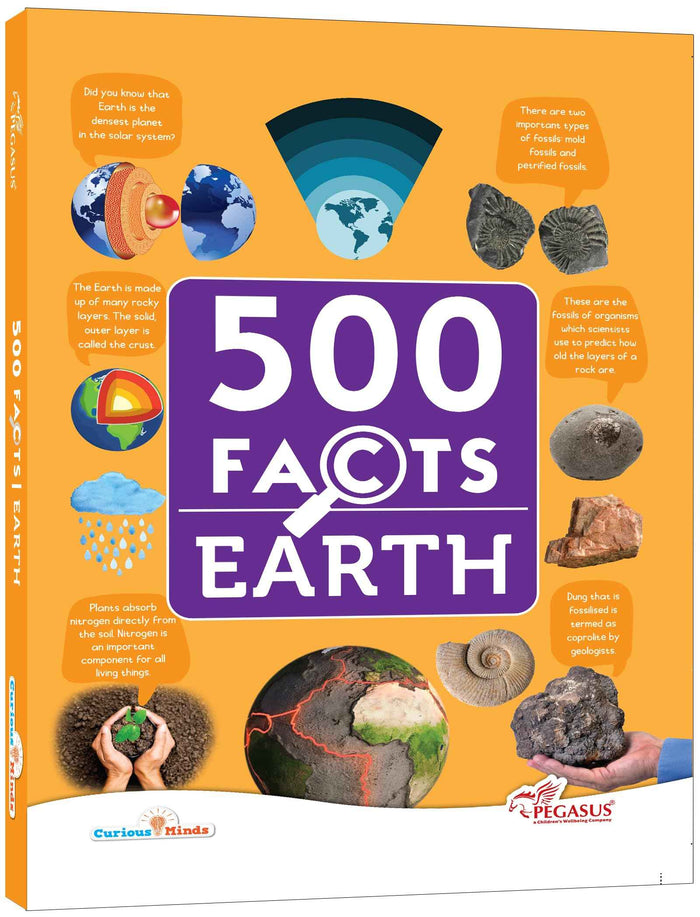 Front cover of the book 'Earth - 500 Facts' by Na.