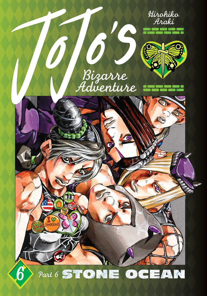 JoJo's Bizarre Adventure: Part 6--Stone Ocean, Vol. 6 by Hirohiko Araki - Hardcover cover