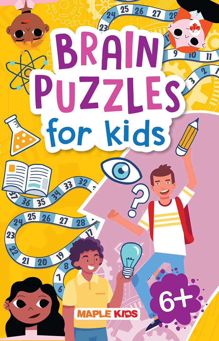Brain Games for Clever Kids - Brain Teasers and Puzzles - Age 5+ by Maple Press - Paperback cover