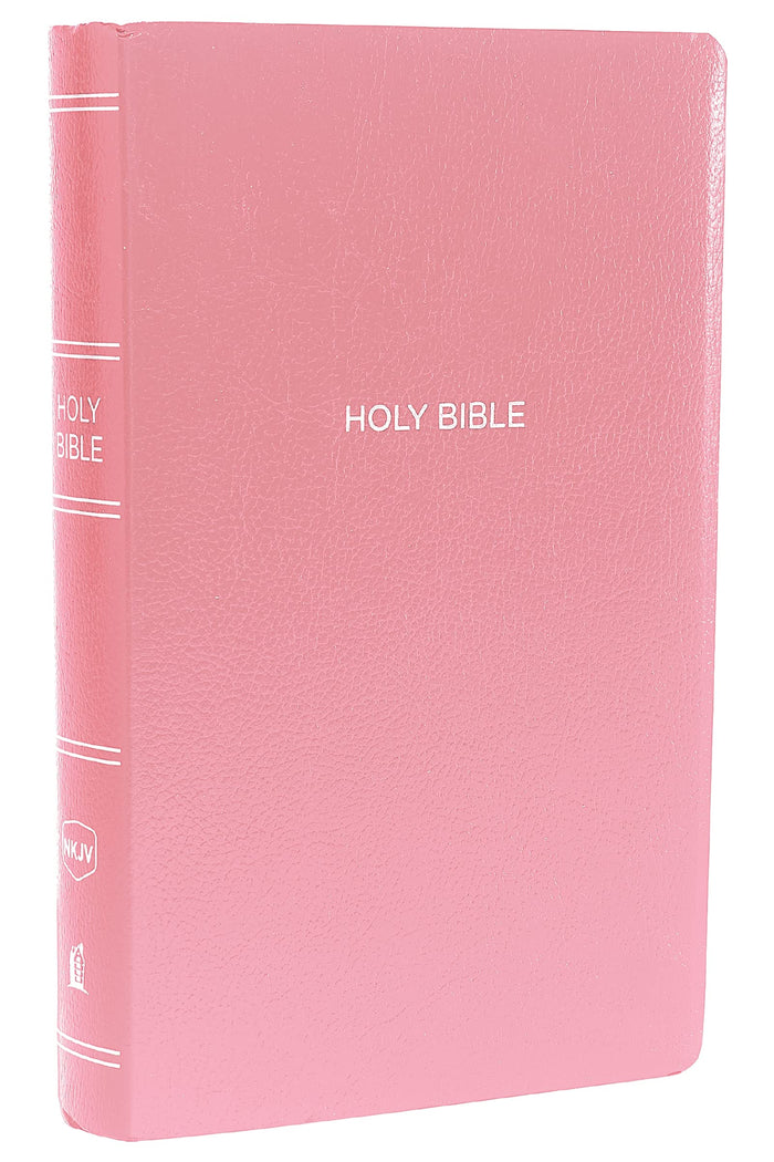 NKJV, Gift and Award Bible, Leather-Look, Pink, Red Letter, Comfort Print: Holy Bible, New King James Version by Thomas Nelson - Imitation Leather cover