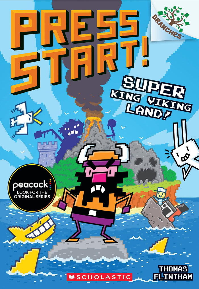 Super King Viking Land!: A Branches Book (Press Start! #13) by Thomas Flintham - Paperback cover