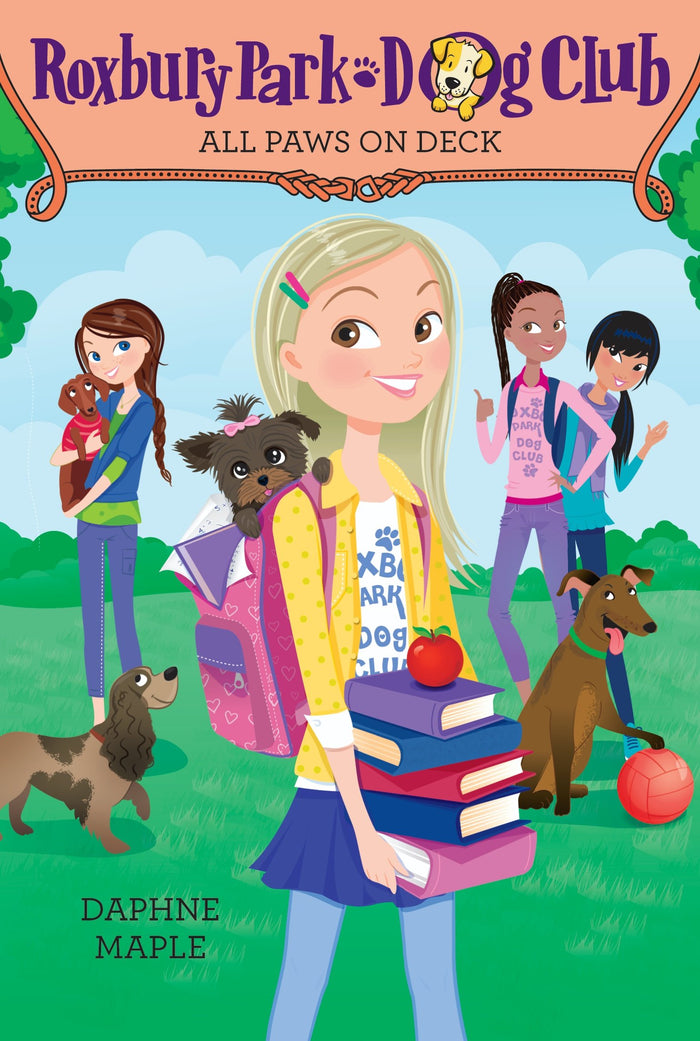 Roxbury Park Dog Club #4: All Paws on Deck by Daphne Maple - Paperback cover