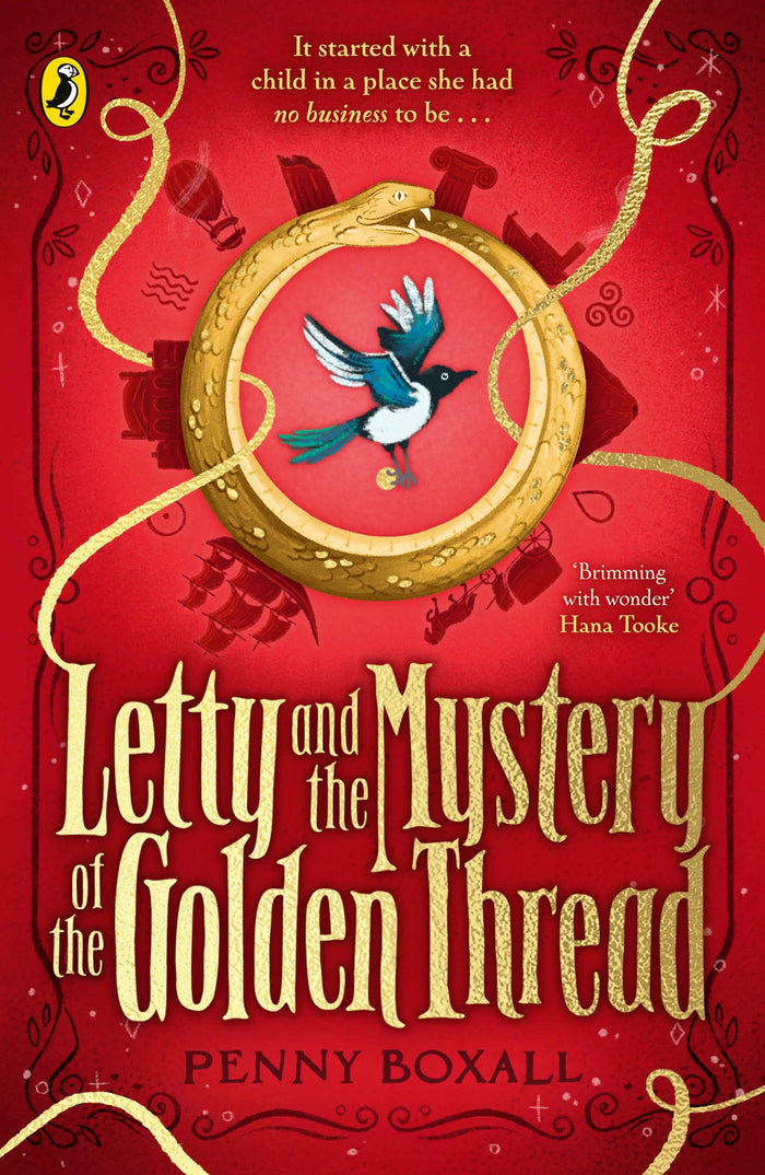 Letty and the Mystery of the Golden Thread by Penny Boxall - Paperback cover