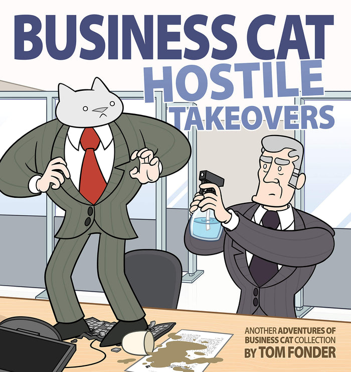 Business Cat: Hostile Takeovers by Tom Fonder - Paperback cover