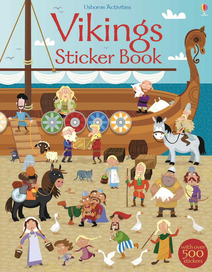 Vickings sticker book by Fiona Watt - Paperback cover