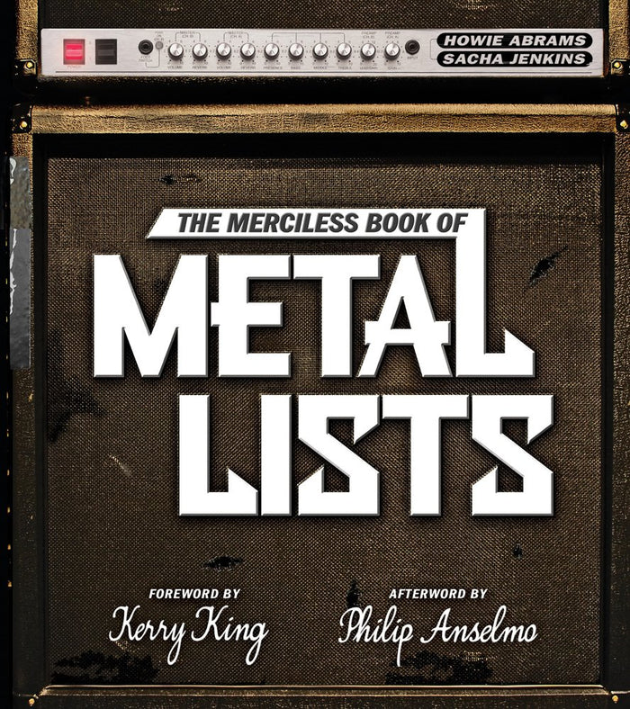 The Merciless Book of Metal Lists by Howie Abrams - Paperback cover