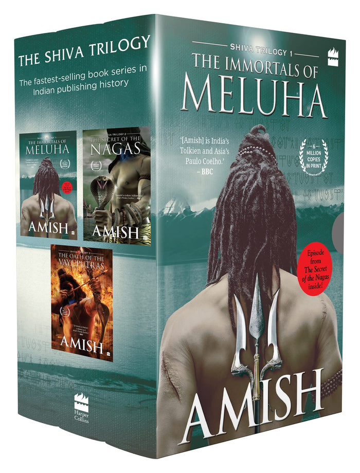 Box Set: The Shiva Trilogy by Amish Tripathi - Paperback cover