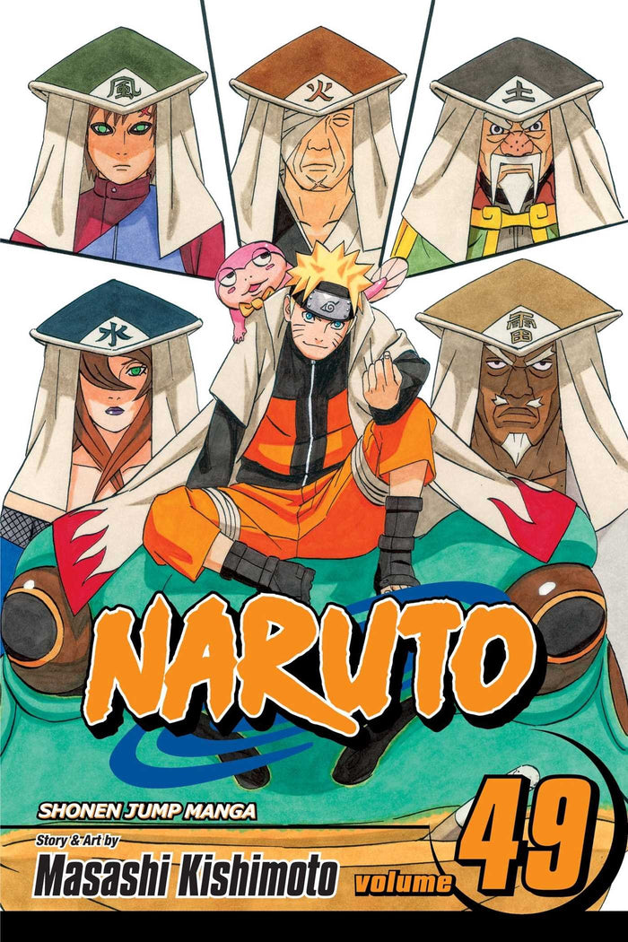 Naruto, Vol. 49: The Gokage Summit Commences by Masashi Kishimoto - Paperback cover