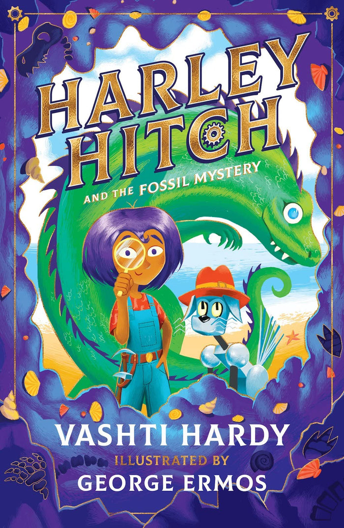 Harley Hitch and the Fossil Mystery (Harley Hitch) by Vashti Hardy - Paperback cover