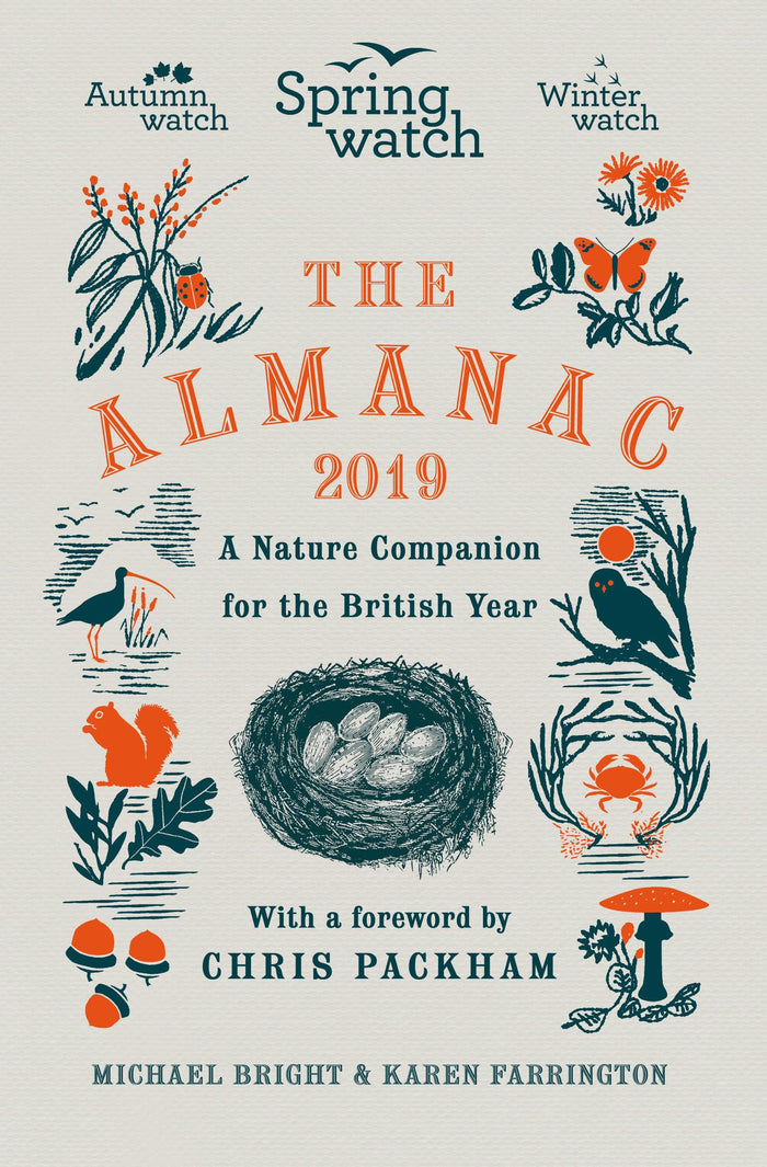 Springwatch: The 2019 Almanac by Karen Farrington - Hardcover cover