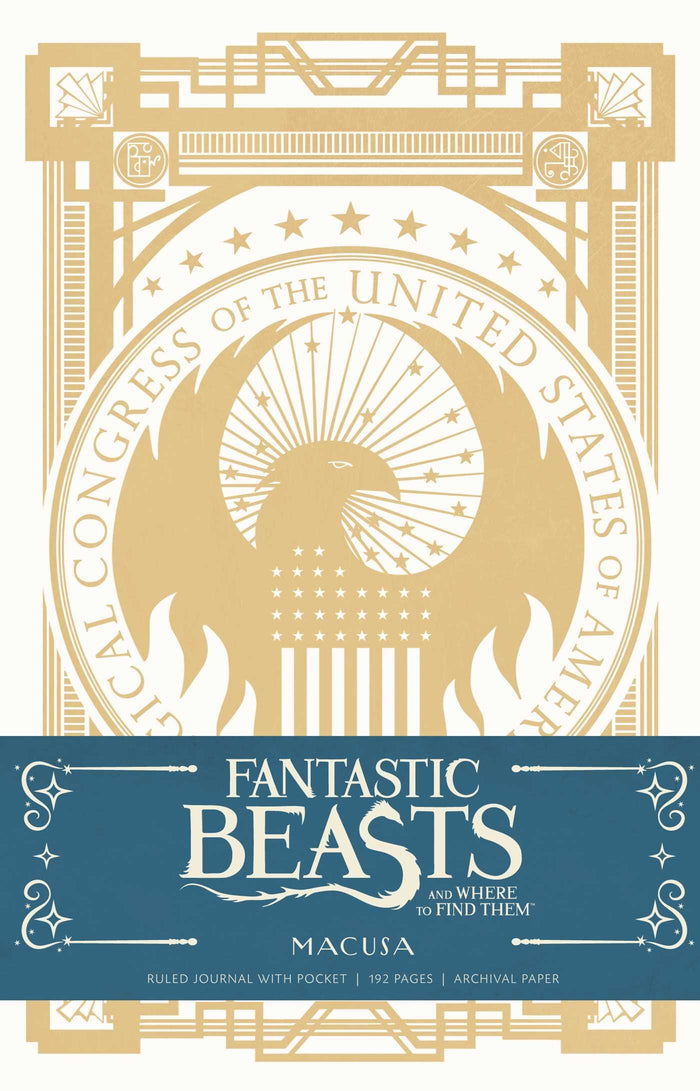 Fantastic Beasts and Where to Find them: MACUSA Hardcover Ruled Journal (Harry Potter) by Insight Editions - Hardcover cover