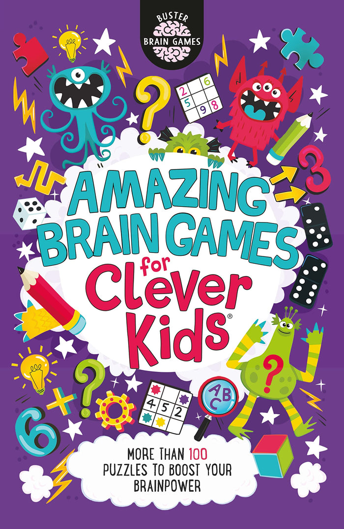 Amazing Brain Games for Clever Kids® (17) (Buster Brain Games) by Gareth Moore - Paperback cover