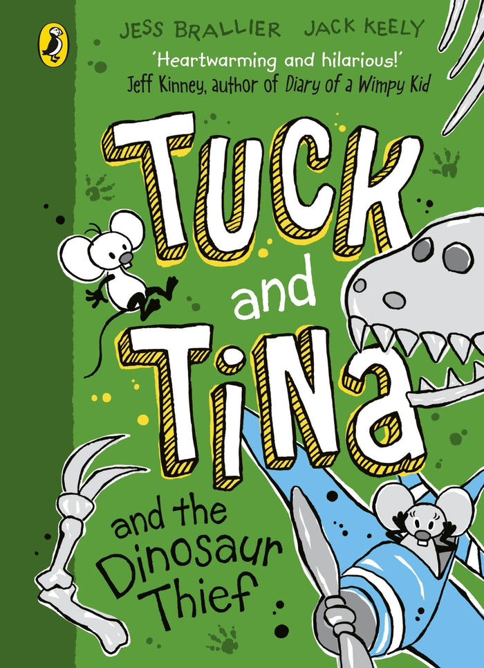 Tuck and Tina and the Dinosaur Thief by Brallier Jess and Keely Jack - Paperback cover