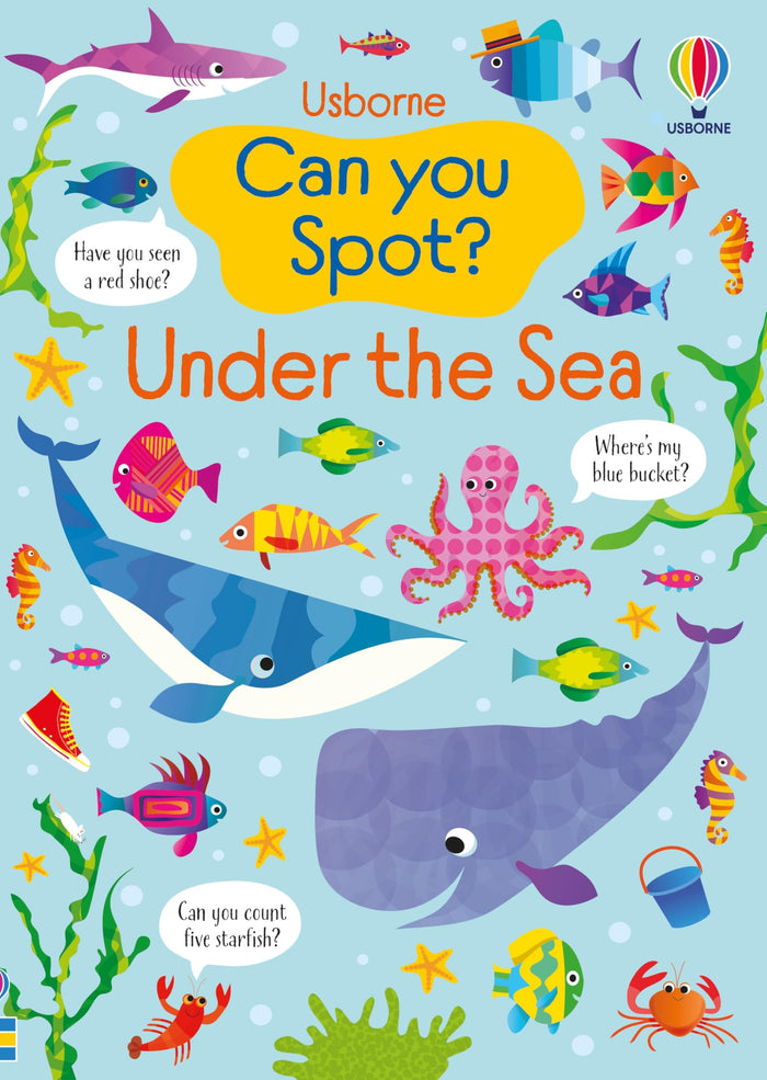 Can you Spot? Under the Sea by Kirsteen Robson - Paperback cover