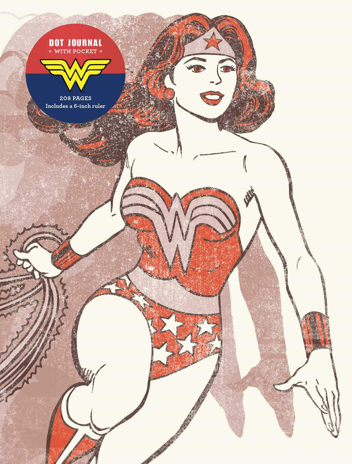 DC Comics: Vintage Wonder Woman Dot Journal by Insight Editions - Hardcover cover
