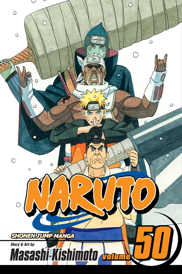 Naruto, Vol. 50: Water Prison Death Match by Masashi Kishimoto - Paperback cover