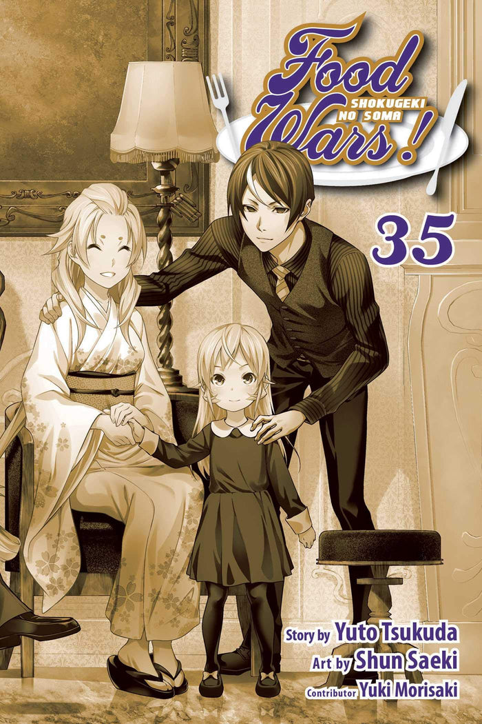 Food Wars!: Shokugeki no Soma, Vol. 35: The Divine Tongue's Despair by Yuto Tsukuda - Paperback cover
