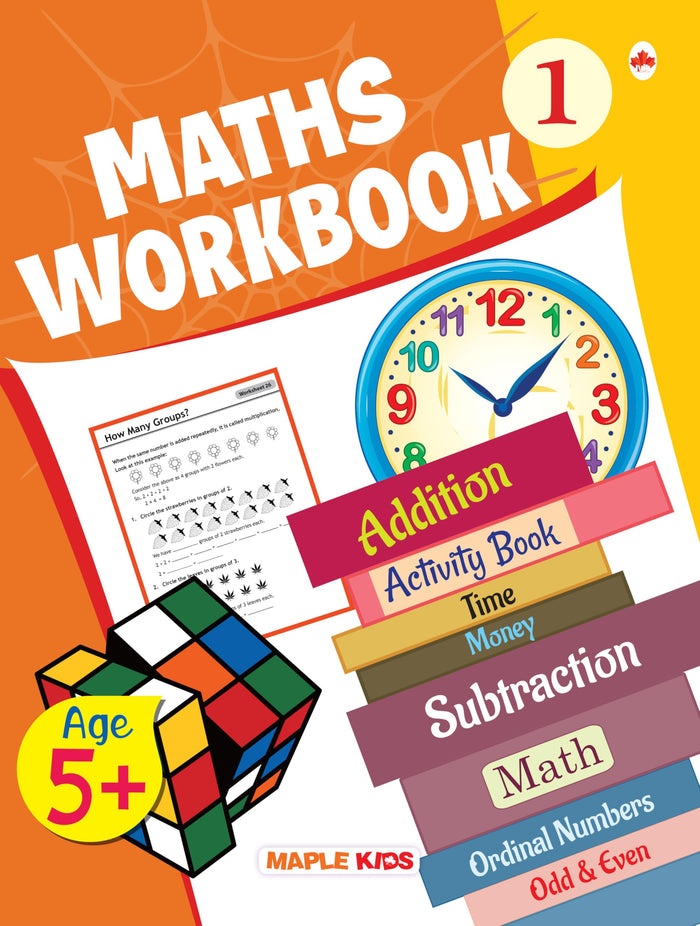 Activity Book for Kids - Maths for Age 6+ by Maple Press - Paperback cover