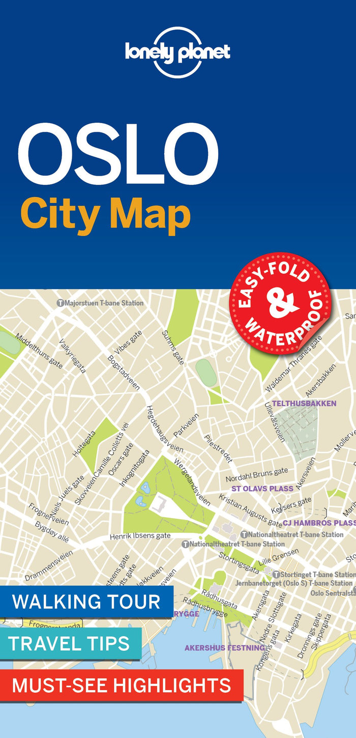 Lonely Planet Oslo City Map by Lonely Planet - Map cover