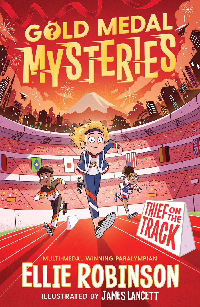 Gold Medal Mysteries: Thief on the Track by Ellie Robinson - Paperback cover