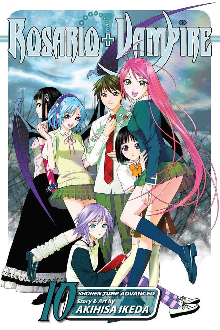 Rosario+Vampire, Vol. 10: Lesson Ten: Magic Mirror by Akihisa Ikeda - Paperback cover