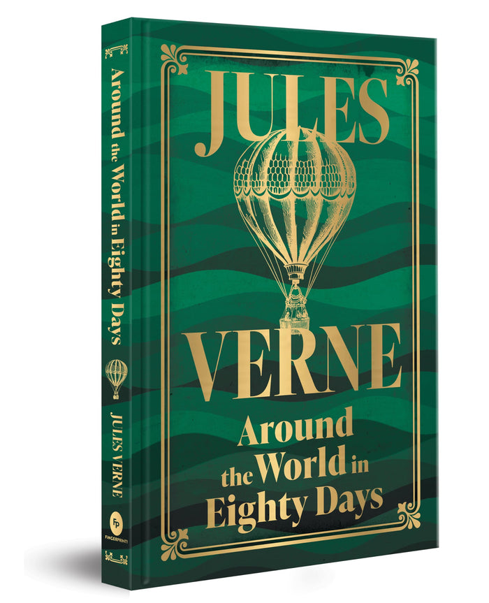 Around the World in Eighty Days (Deluxe Hardbound Edition) (Fingerprint! Classics) by Jules Verne - Hardcover cover