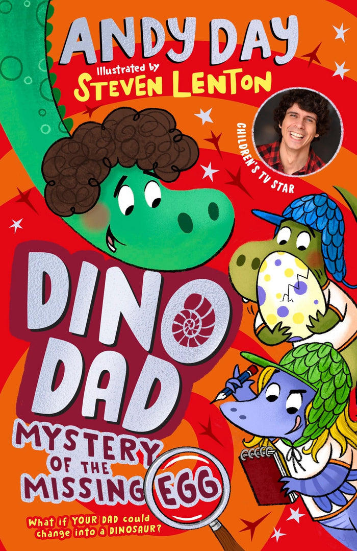 Puffin Dino Dad Mystery of the Missing Egg. by Andy Day - Paperback cover