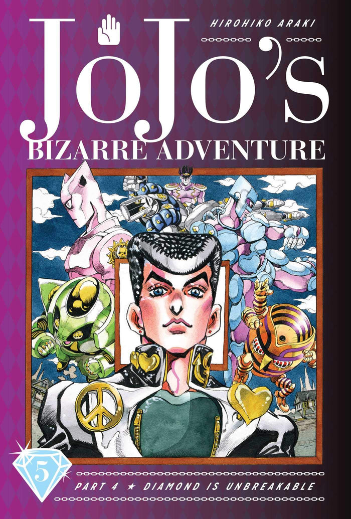 JoJo's Bizarre Adventure: Part 4--Diamond Is Unbreakable, Vol. 5 by Hirohiko Araki - Hardcover cover