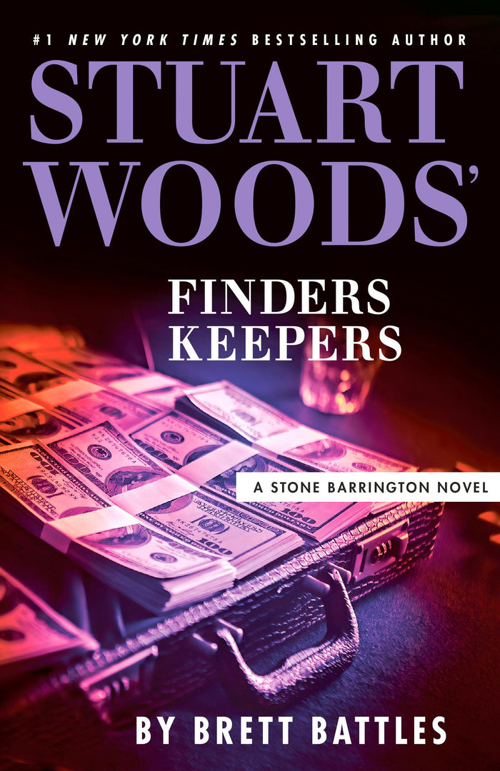 Stuart Woods' Finders Keepers (A Stone Barrington Novel) by Brett Battles - Paperback cover