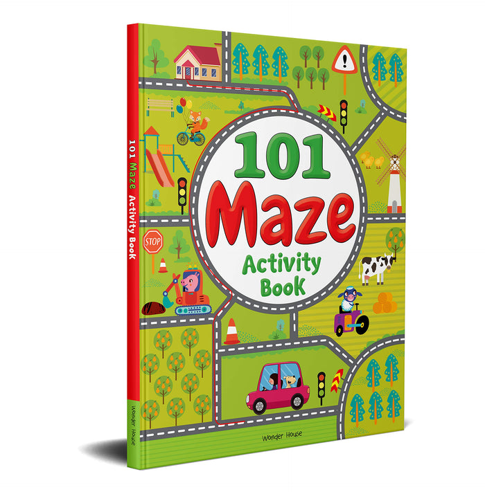 101 Maze Activity Book : Fun Activity Book For Children by Wonder House Books - Paperback cover