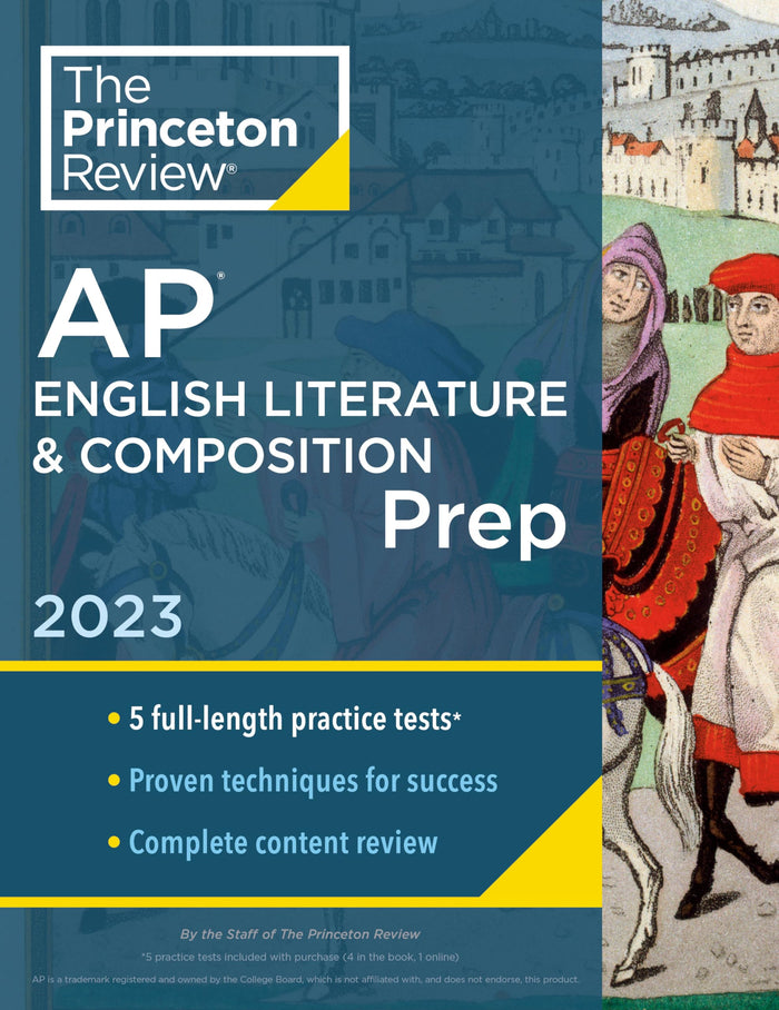 Princeton Review AP English Literature & Composition Prep, 2023: 5 Practice Tests + Complete Content Review + Strategies & Techniques (College Test Preparation) by The Princeton Review - Paperback cover