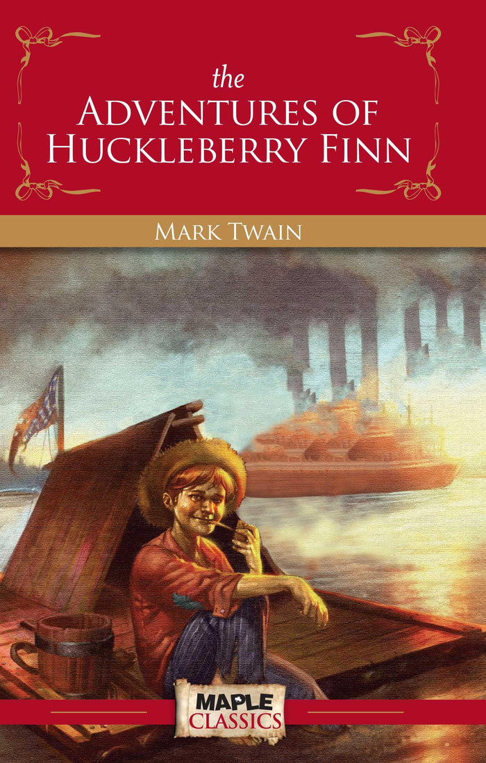 The Adventures of Huckleberry Finn by Mark Twain - Paperback cover