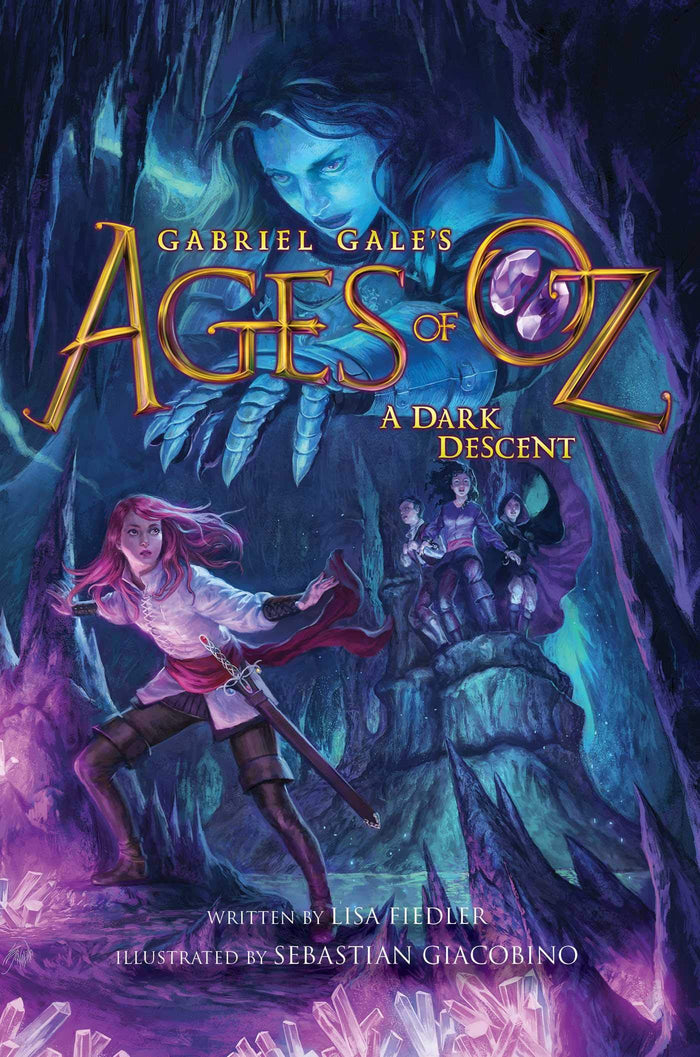 A Dark Descent (Ages of Oz) by Lisa Fiedler - Paperback cover