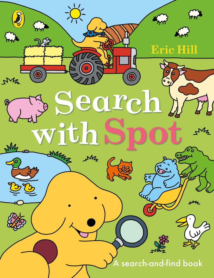 Puffin Search with Spot A search-and-find book. by Eric Hill - Paperback cover