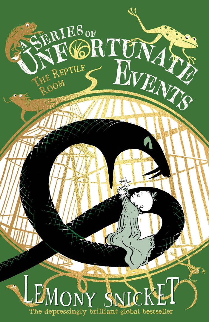 The Reptile Room by Lemony Snicket - Paperback cover