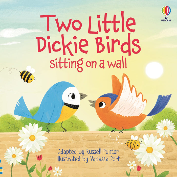 Two Little Dickie Birds sitting on a wall by Russell Punter - Paperback cover