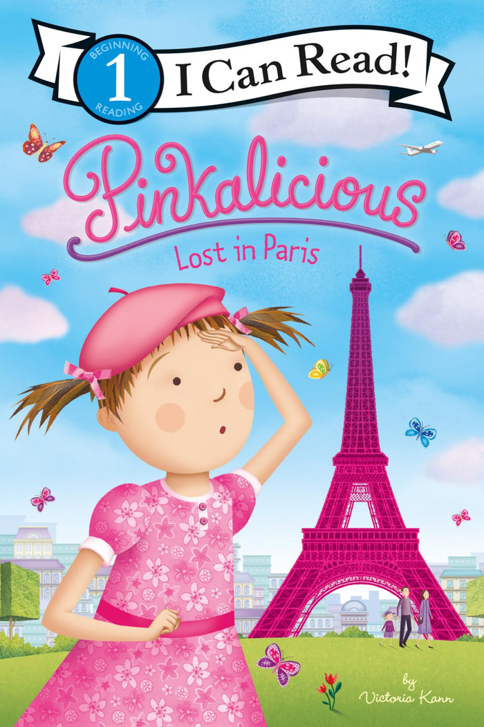 Pinkalicious: Lost in Paris: An I Can Read about Getting Lost and Finding Your Way in Paris for Kids (Ages 4-8) (I Can Read Level 1) by Victoria Kann - Paperback cover