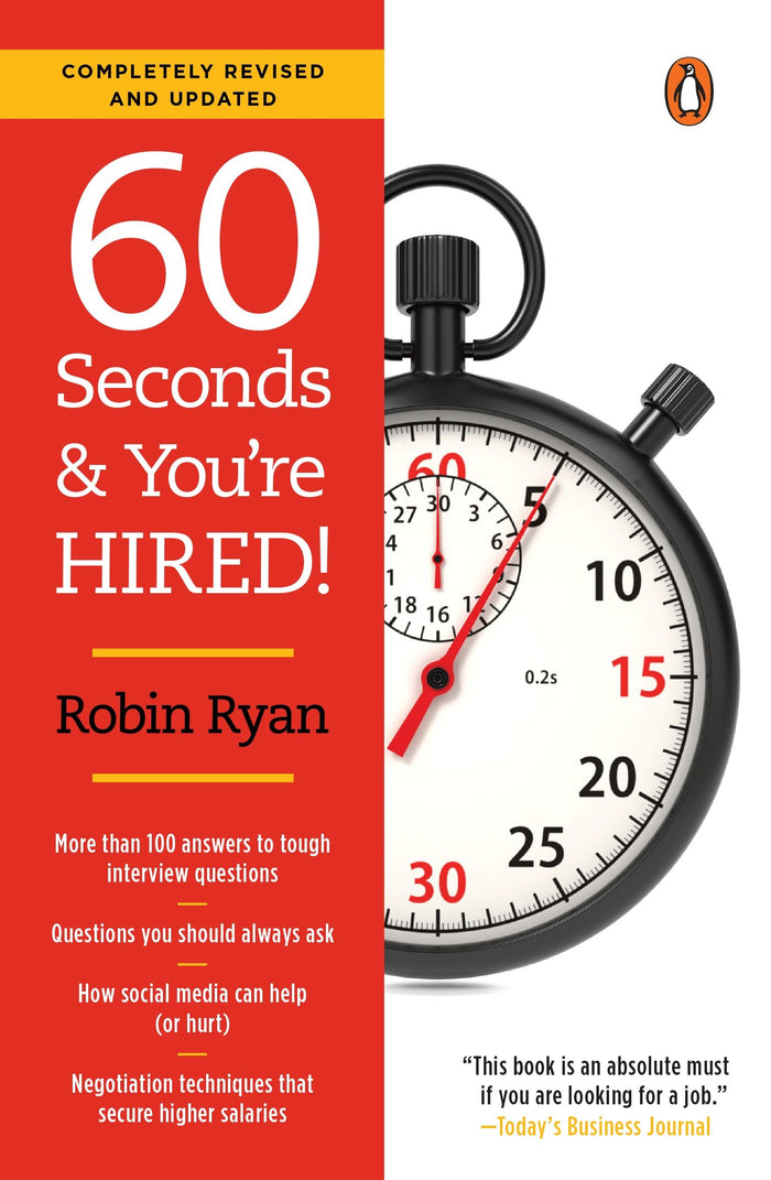 60 Seconds and You're Hired!: Revised Edition by Robin Ryan - Paperback cover