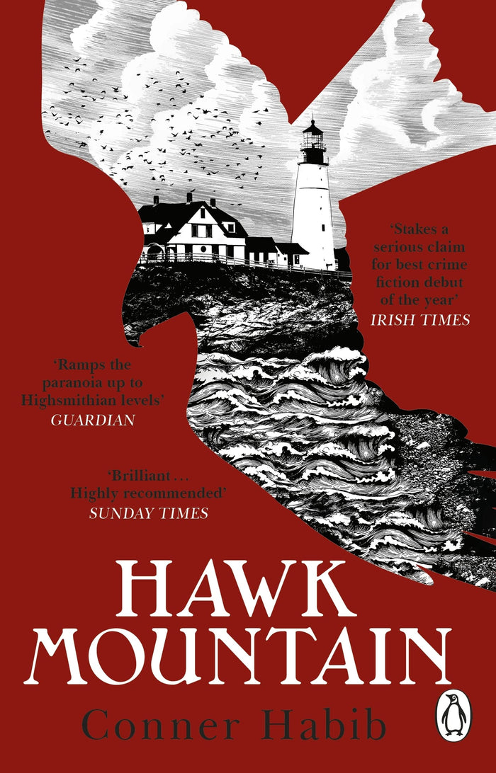 Hawk Mountain: A highly suspenseful and unsettling literary thriller by Conner Habib - Paperback cover