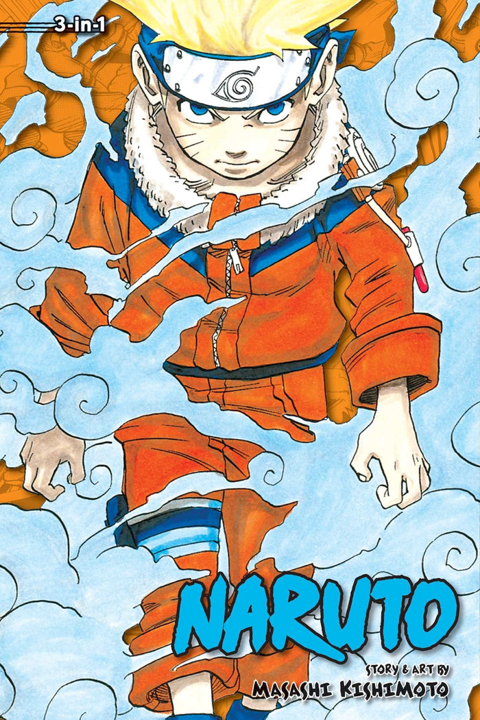 Naruto: 3-in-1 Edition, Vol. 1 (Uzumaki Naruto / The Worst Client / Dreams) by Masashi Kishimoto - Paperback cover
