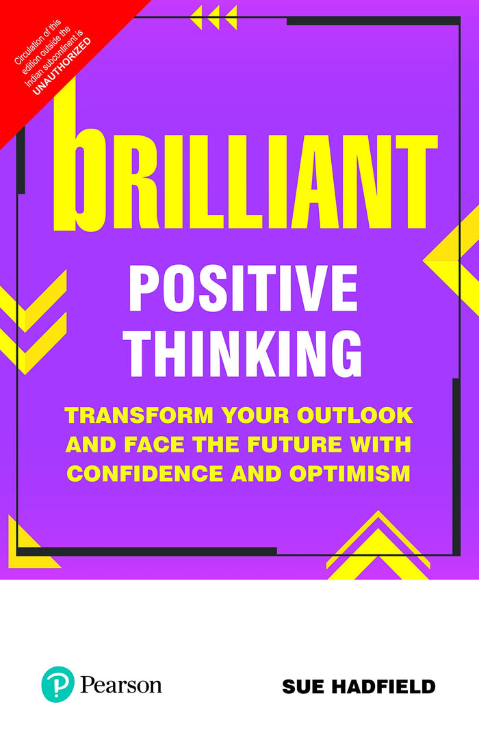 Brilliant Positive Thinking by Sue Hadfield - Paperback cover